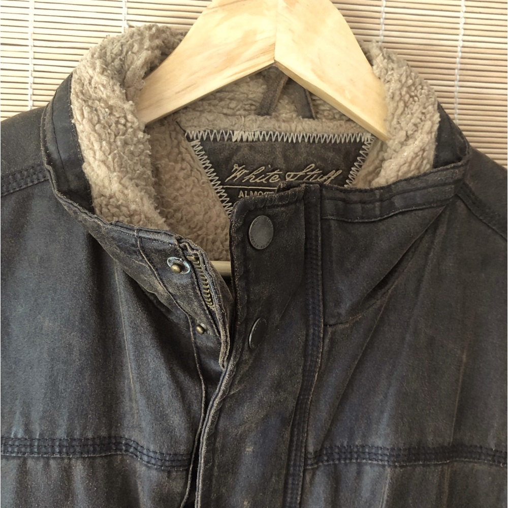 Lined biker-style jacket from White Stuff (M)